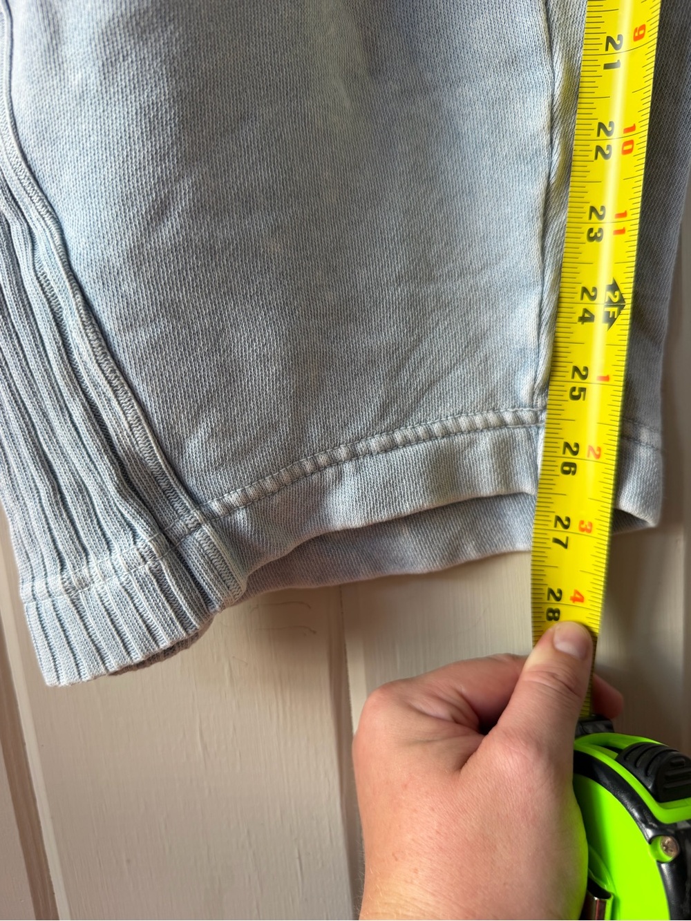 aerie Light Blue Oversized Sweatshirt & Barrel Pants Set, Size L/XL (see notes) - Picture 11 of 11